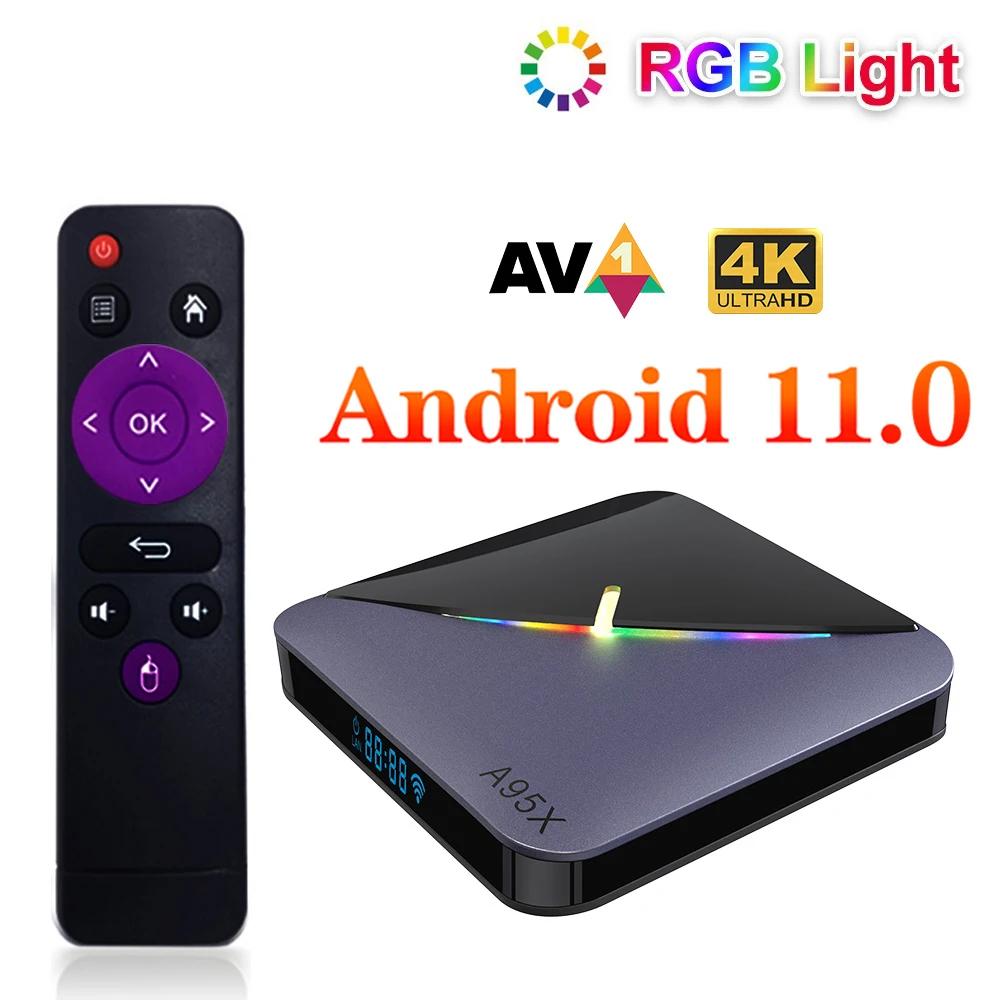 A95X F3 Air II Ʈ TV ڽ, RGB ȵ̵ 11 TV ڽ, Amlogic S905W2, 4GB 32GB,  , 4K 60fps, VP9 BT 5.0 ̵ ÷̾, 2GB
